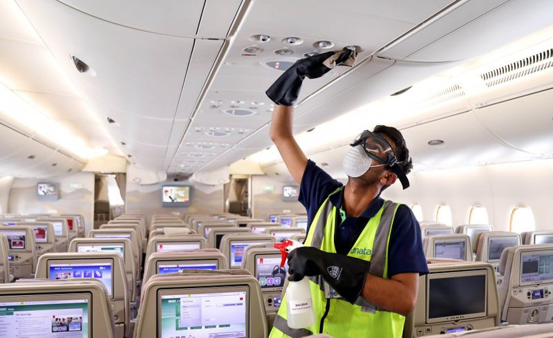 Cleaning and Disinfecting the Aircraft of Emirates