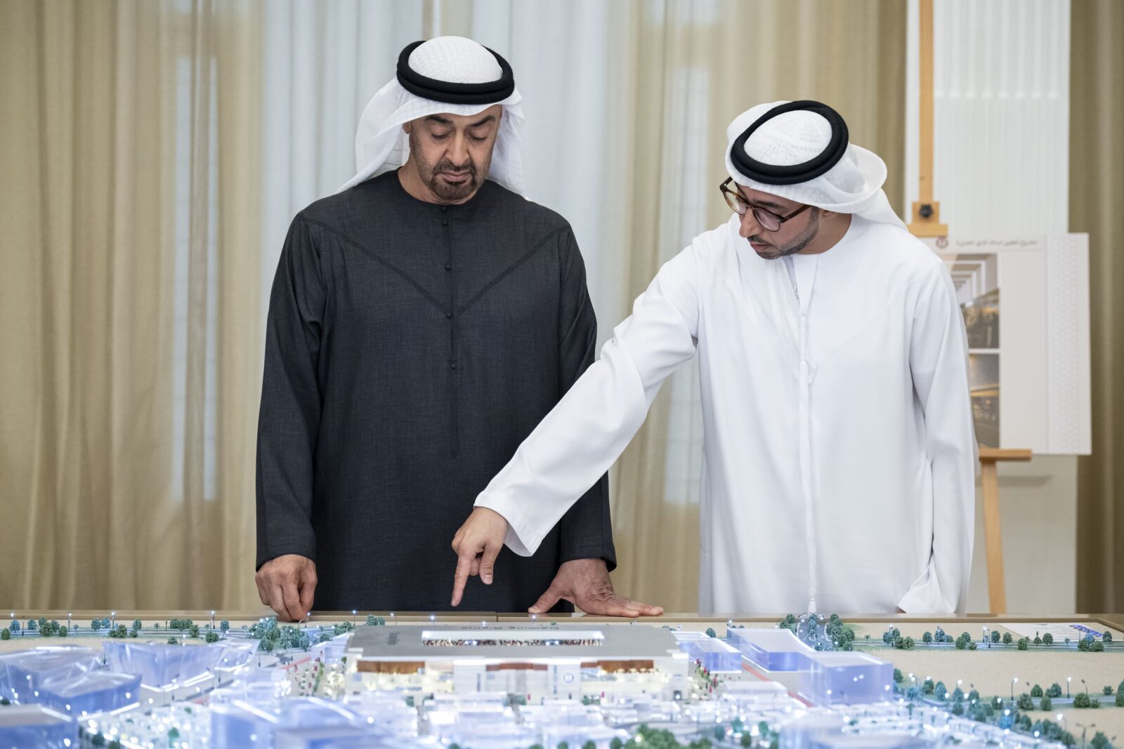 UAE President Reviews New Al Jazira Club Stadium Design with 30,000 Capacity